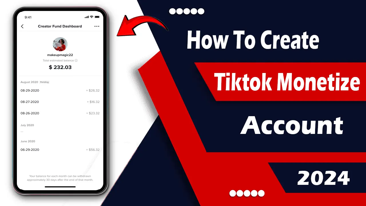 Create Tiktok Monetize Account