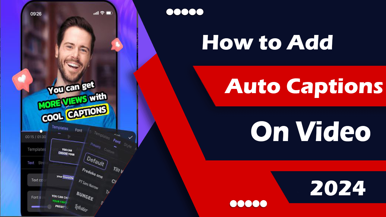 How to add auto captions on video