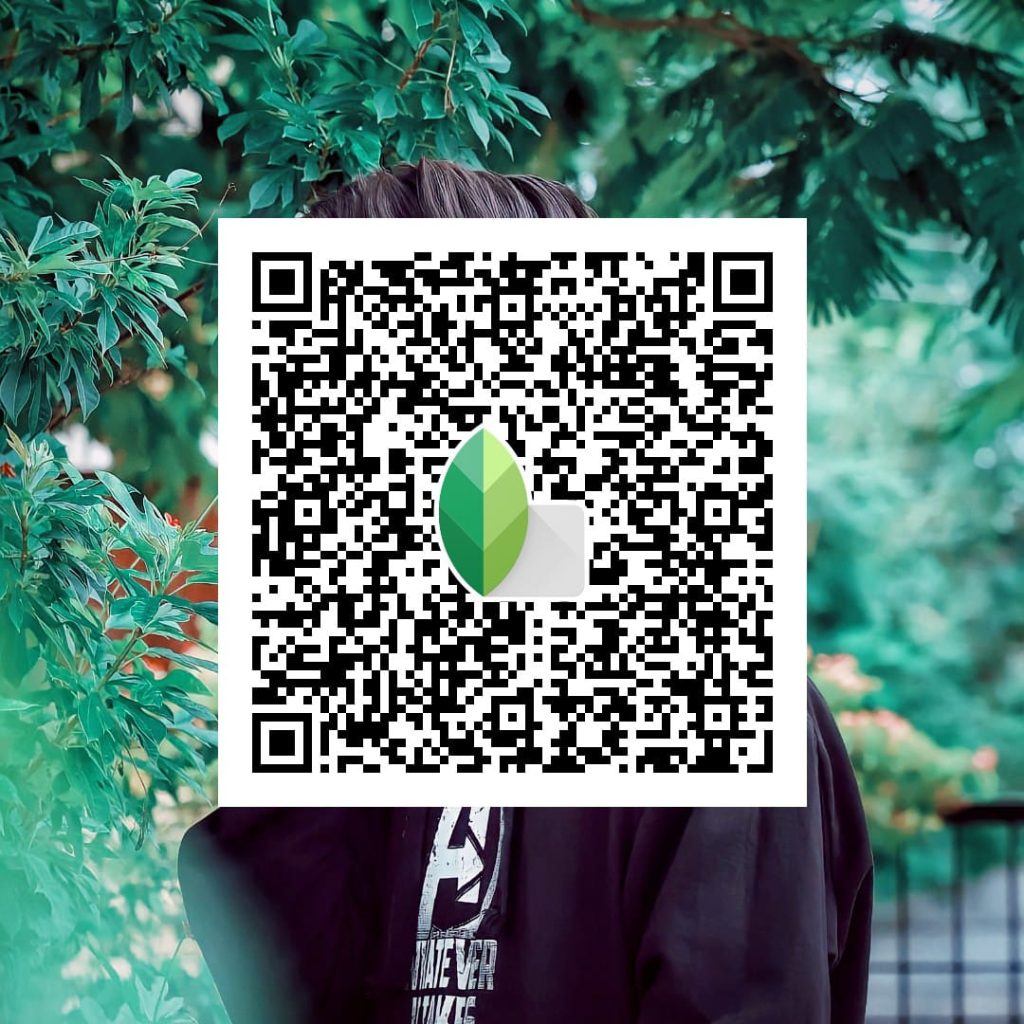 Snapseed QR code Photo 