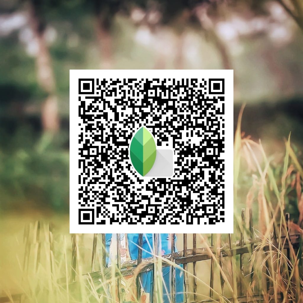 Snapseed QR code Photo editing 2024