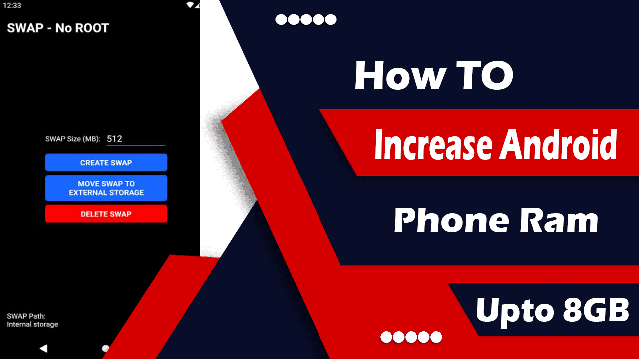 How to increase android phone ram
