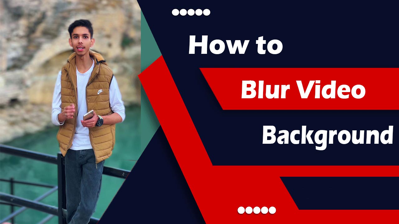 How to blur video background