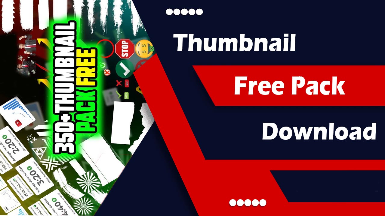 New thumbnail free pack download