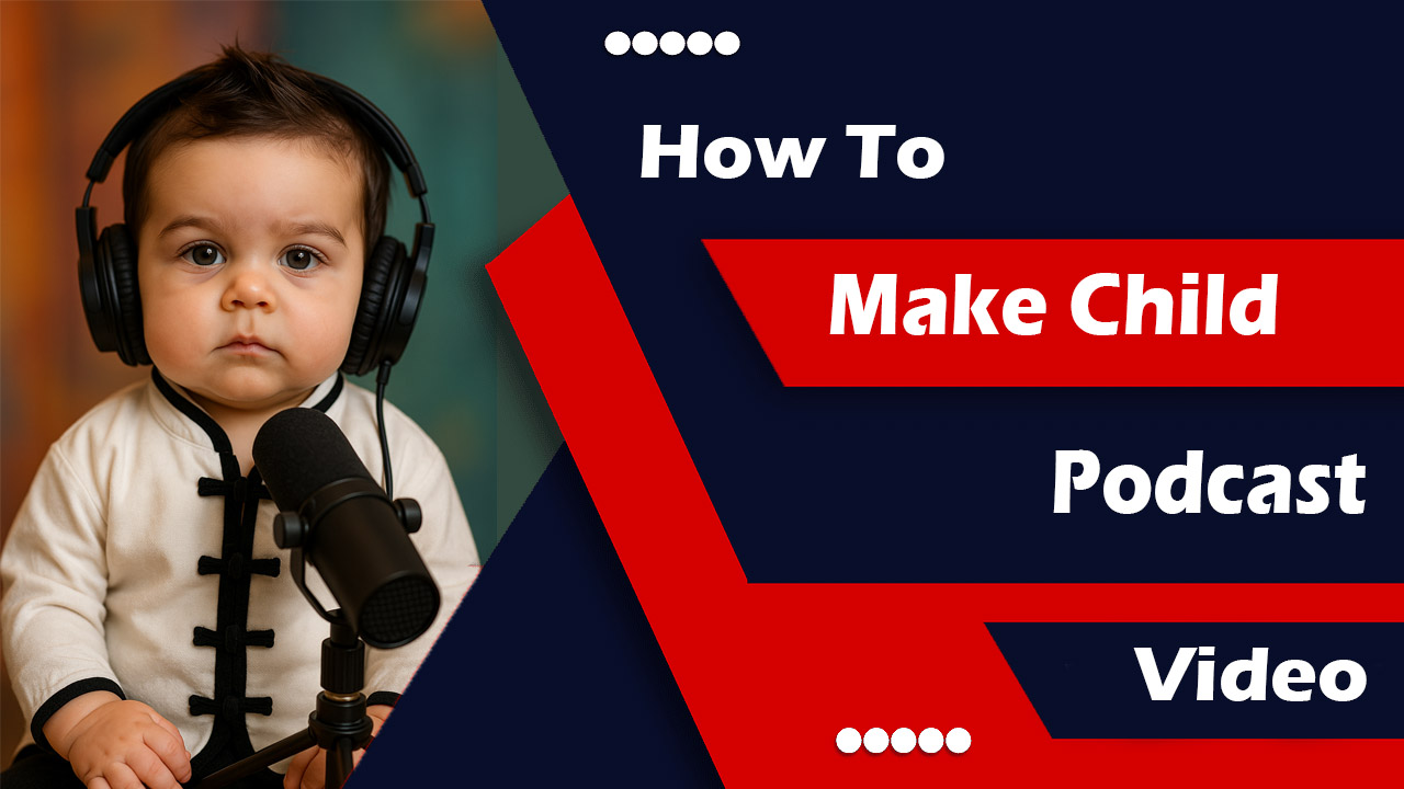 How to make child podcast video