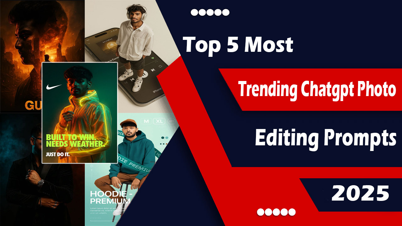 Top 5 most trending chatgpt photo editing prompts 2025